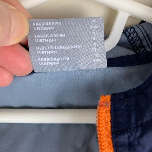 Columbia Blue and Orange Kids Glennaker Windbreaker Sz S EUC - Picture 8 of 11